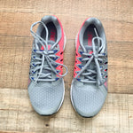 Pre-owned Nike Vomero 9 Grey and Hot Pink Running Shoes- Size 7 (BRAND NEW)