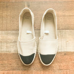 A New Day Cream and Black Espadrilles- Size 7.5