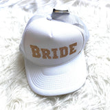 Mother Trucker & Co White “Bride” Hat NWT