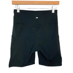 Marika Black Side Pocket Biker Shorts- Size ~M (see notes)