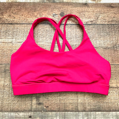 Lululemon Pink Padded Sports Bra- Size 8