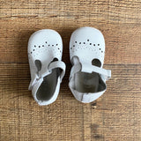 Angel White Leather T-Strap Mary Jane Shoes- Size 3