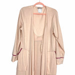 Denova Light Peach Belted Robe- Size XL