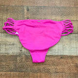 PINK Victoria's Secret Magenta Swim Bottoms- Size M
