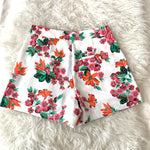 Ann Taylor White Floral Pocket Shorts NWT- Size 00P