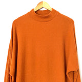 BP Orange Mock Neck Sweater- Size S