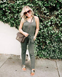 LOFT Olive Jumpsuit NWT- Size XXS