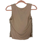 Express Tan Sequin and Beaded Tank NWT- Size S (see notes)