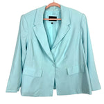 Eloquii Light Blue Tailored One Button with Shoulder Pads Blazer NWT- Size 14 (sold out online)