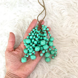 31 Bits Light Teal Drop Waterfall Necklace