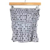 Sabo Grey/Black Polkadot Tube Top- Size XS (We Have Matching Bottoms!)