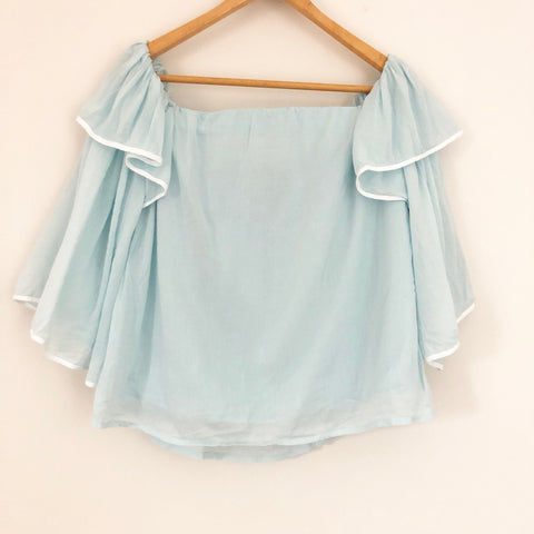 1. State Off the Shoulder Bell Sleeve Top- Size S