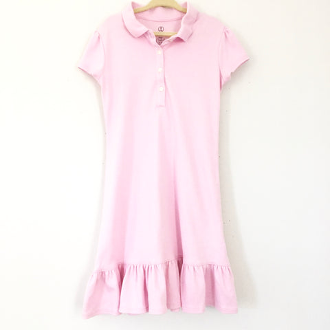 Girl's Youth Lands' End Kids Pink Polo Dress- Size 6 (5-6 years)