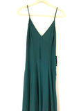 Lulus Dark Green Maxi Dress NWT- Size S