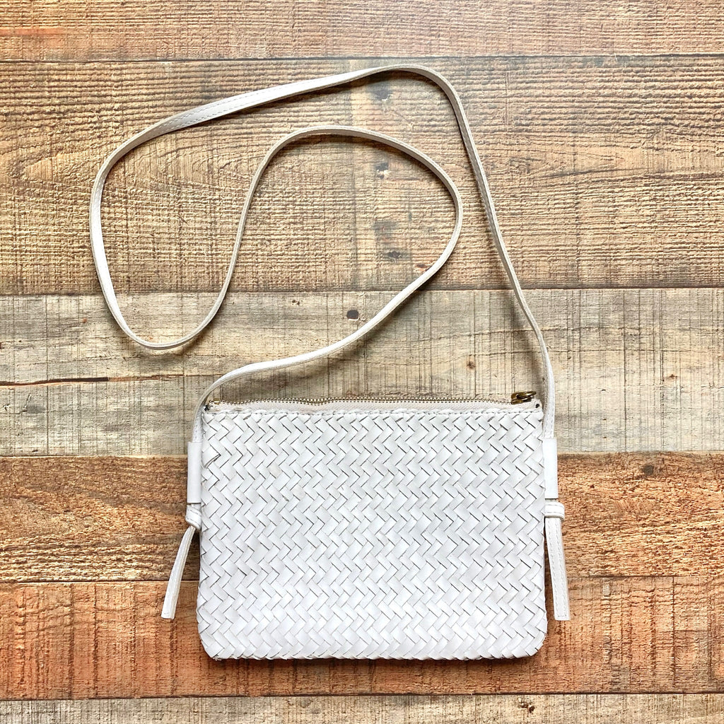 Madewell Cream Woven Leather Crossbody Bag (GREAT CONDITION, sold out – The  Saved Collection