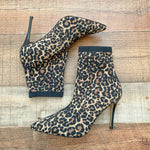 Something Navy Animal Print Booties- Size ~7.5 (See Notes)