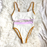 L*Space Ribbed Bikini Top- Size M (TOP ONLY)
