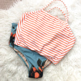 Albion Swimwear Peachy Keen Switchback Swim Crop Top- Size S