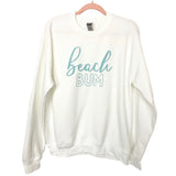 Gildan White Beach Bum Sweatshirt- Size M