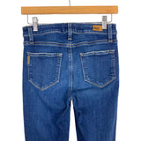 Paige Hoxton Crop Distressed Raw Hem Jeans- Size 26 (Inseam 24")