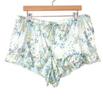 Adore Me Blue/Green Floral Pajama Shorts- Size 0X