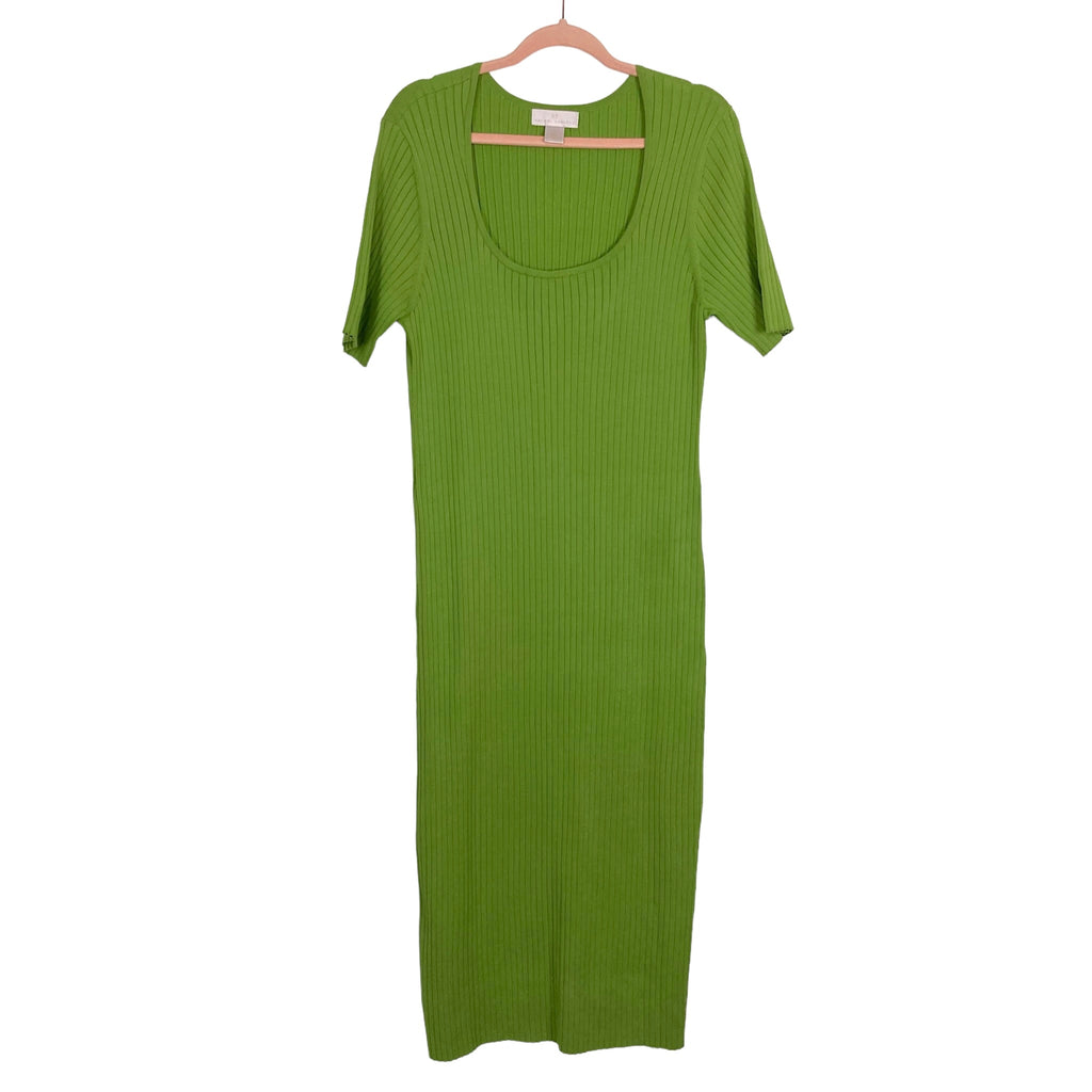 Rachel Parcell Green Ribbed Knit Dress- Size XL (sold out online) The Saved Collection Rachel Parcell Green Ribbed Knit Dress- Size XL (sold out online) The Saved Collection
