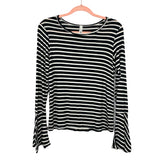 Jolie Black/White Stripe Top- Size S