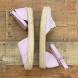 Old Navy Light Purple Ankle Wrap Espadrilles - Size 10 (See Notes)