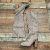 Mi.iM Tan Suede Knee High Boots- Size 7.5