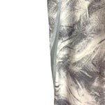 Lululemon Gray/White Pattern Mesh Detail Leggings- Size 4 (Inseam 26”)