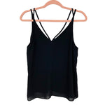Topshop Black Double Strap Cami- Size 6