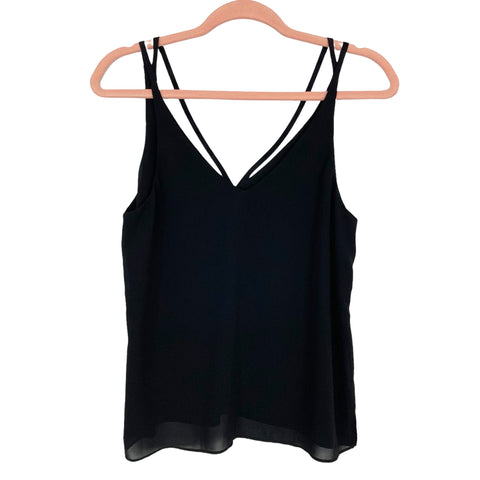 Topshop Black Double Strap Cami- Size 6