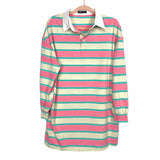 Shein Pastel Stripe Collar Shirt Dress- Size S (US 4)