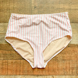 Albion Striped High Waisted Bikini Bottoms- Size S (we have matching top)