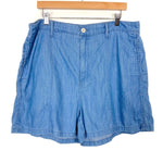 Madewell Pintuck Light Weight Denim Shorts- Size 32 (sold out online)