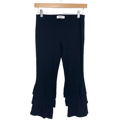 Bailey 44 Black Ruffle Hem Crop Pants- Size S (Inseam 21.5” sold out online)