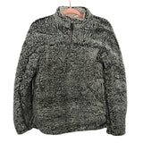 Thread & Supply Grey Cozy Side Slit Cozy Pull Over- Size S