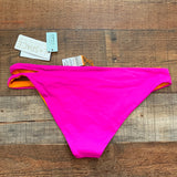 L*Space REVERSIBLE Magenta/Orange One Wave Swimsuit Bottom NWT- Size L (We have matching top, sold out online)