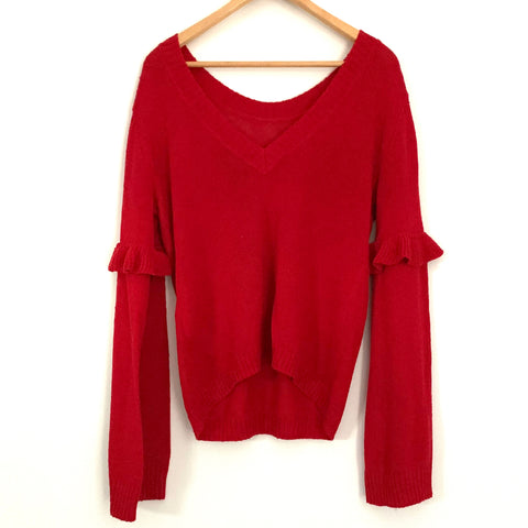 The Fifth Label Red Juno Knit Sweater NWT- Size S