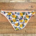 New Look Tropical Bikini Bottoms- Size UK 18 (US 14, see notes) (BOTTOMS ONLY)