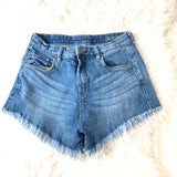 BlankNYC Denim Cut Off High Waisted Shorts- Size 28