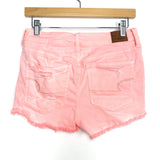 American Eagle Outfitters Pink Super Stretch X Shorts- Size 6