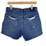 Abercrombie & Fitch The Boyfriend Mid Rise Distressed Denim Short- Size 26/2