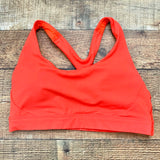 Athleta Vermillion Ultimate Racer Back Cut Out Padded Sports Bra- Size S (Sold out online)