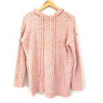Bibi Pink Hooded Chunky Sweatshirt- Size S