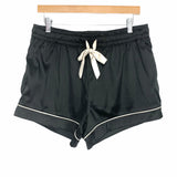 Z Supply Black Satin Pajama Set- Size L (sold as set)