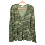 T.La by Anthropologie Camo Vicky Thermal Waffle Tunic- Size XL (sold out online)
