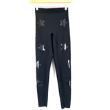 Ultracor Black Star Print Leggings- Size~XS (Inseam 26”)