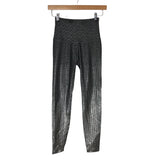 Beyond Yoga Grey with Silver Polka Dots Leggings- Size XS (Inseam 23.5")