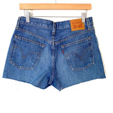 Levi 501 Denim Distressed Cutoff Shorts- Size 27